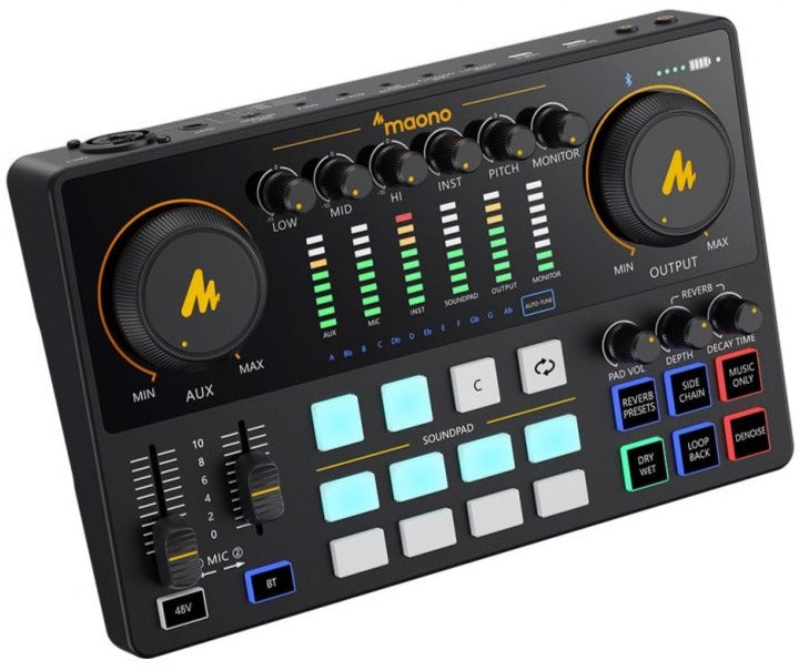 Maonocaster AME2 Integrated Audio Production Studio Sound Card For Live Streaming