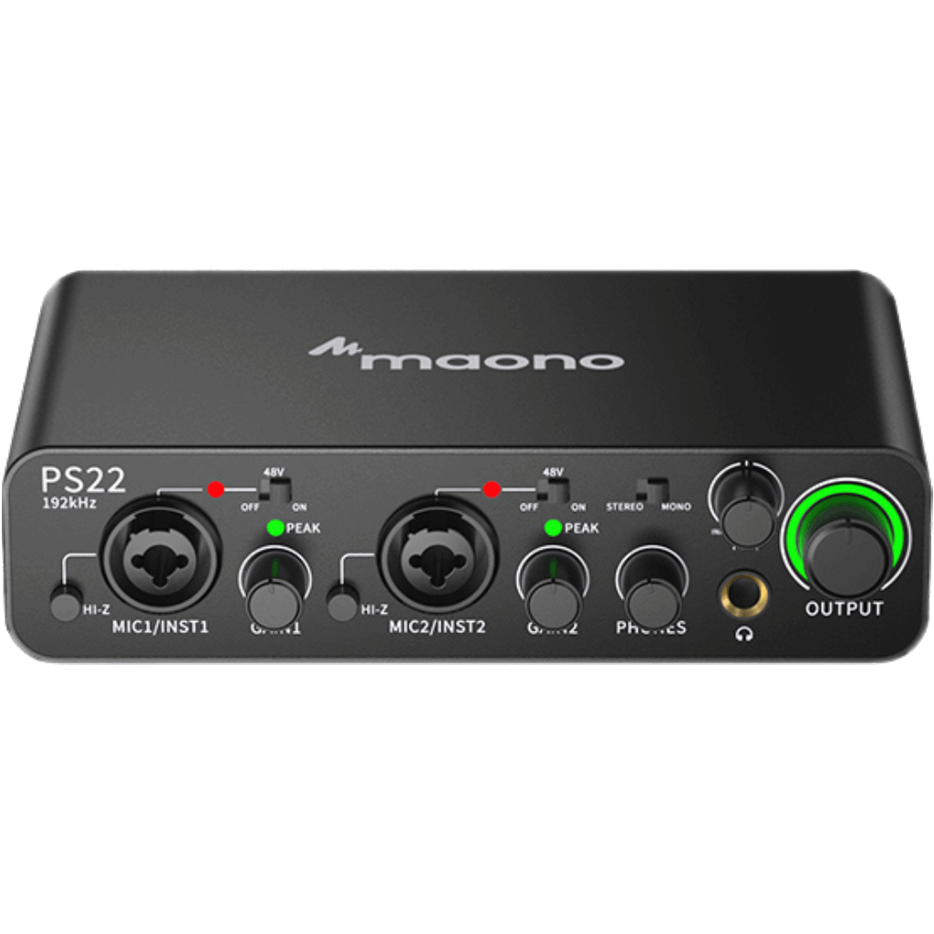 Maono PS22 Audio Interface for Recording