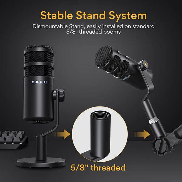 Maono PD100 Podcast Dynamic XLR Microphone |  MAONO |  MICROPHONE |  Zoso Music