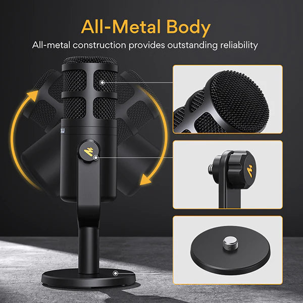 Maono PD100 Podcast Dynamic XLR Microphone |  MAONO |  MICROPHONE |  Zoso Music