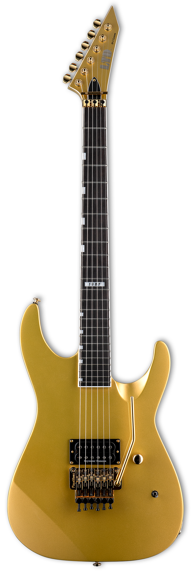 ESP LTD M-1 Custom '87 FR - Metallic Gold Zoso Music