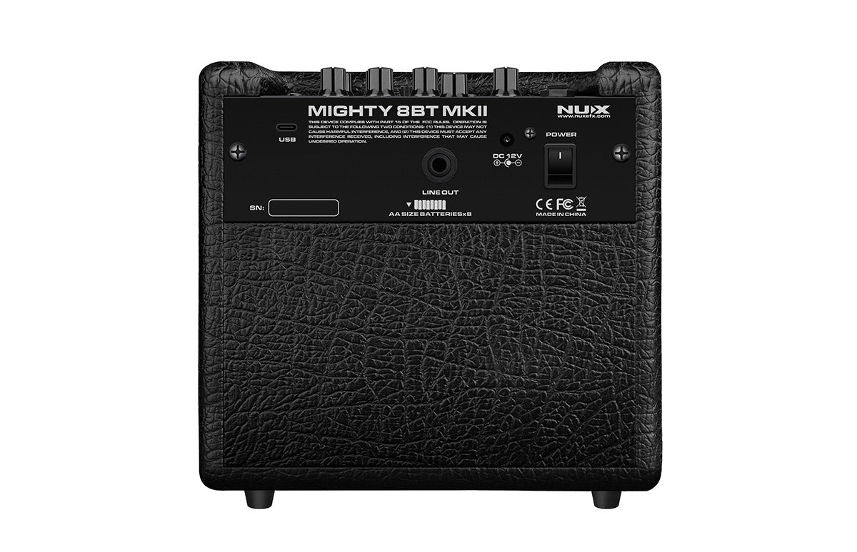 Nux Mighty 8BT MKII 8-watt Portable Electric Guitar Amplifier with Bluetooth |  NUX |  AMPLIFIER-ELECTRIC |  Zoso Music