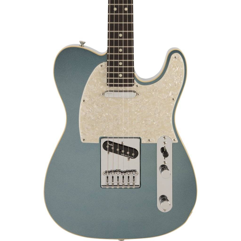 Fender Japan Modern SS Telecaster Electric Guitar, RW FB, Mystic Ice Blue