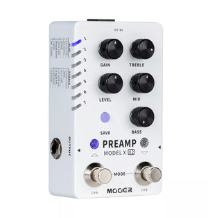 Mooer Preamp Model X2 Digital Effects Pedal | Zoso Music Sdn Bhd