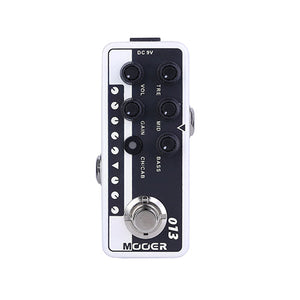 Mooer 013 Matchbox Micro Preamp Pedal | Zoso Music Sdn Bhd