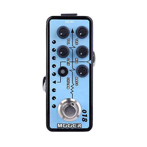 Mooer 018 Custom 100 Micro Preamp Pedal | Zoso Music Sdn Bhd