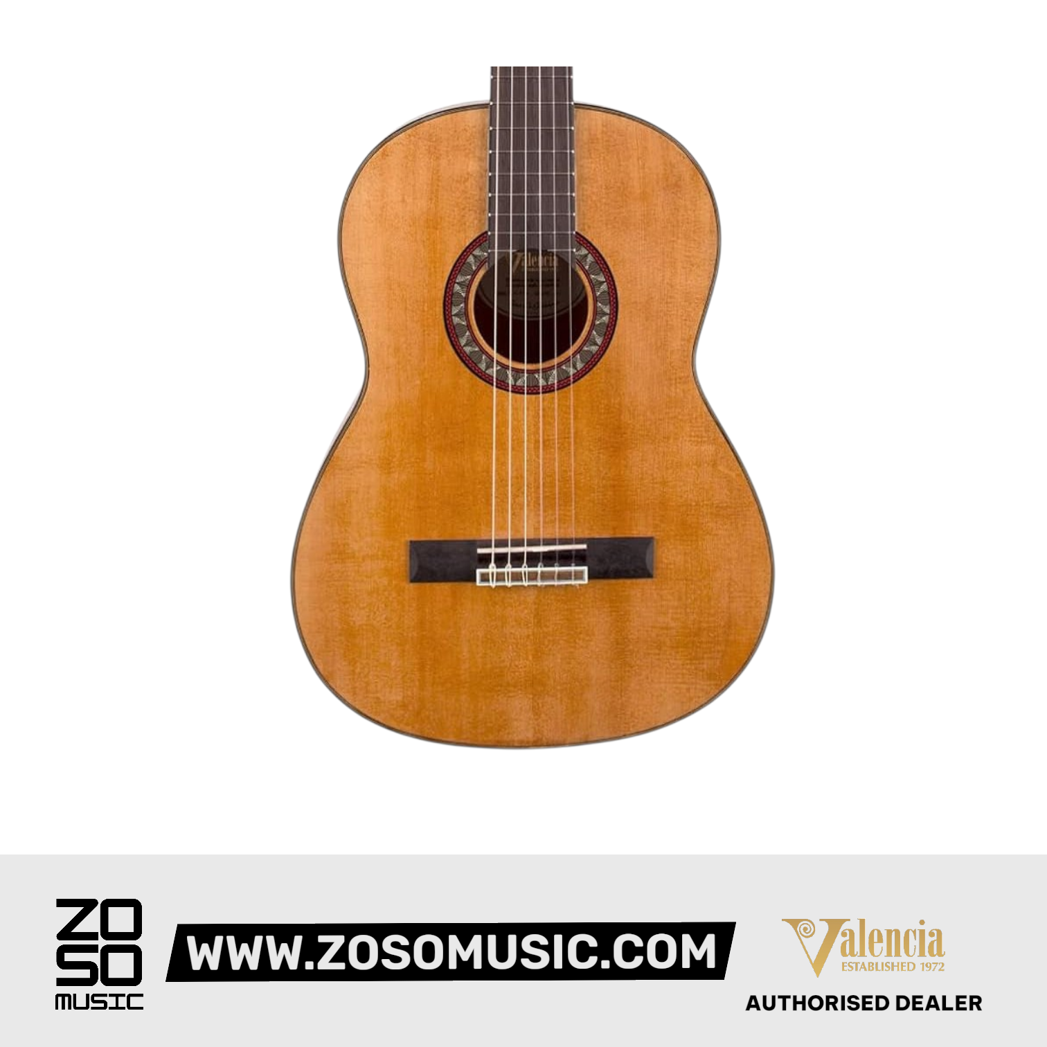 Valencia VC404 Classical Guitar Full Size Vintage Natural |  VALENCIA |  CLASSICAL GUITAR |  Zoso Music