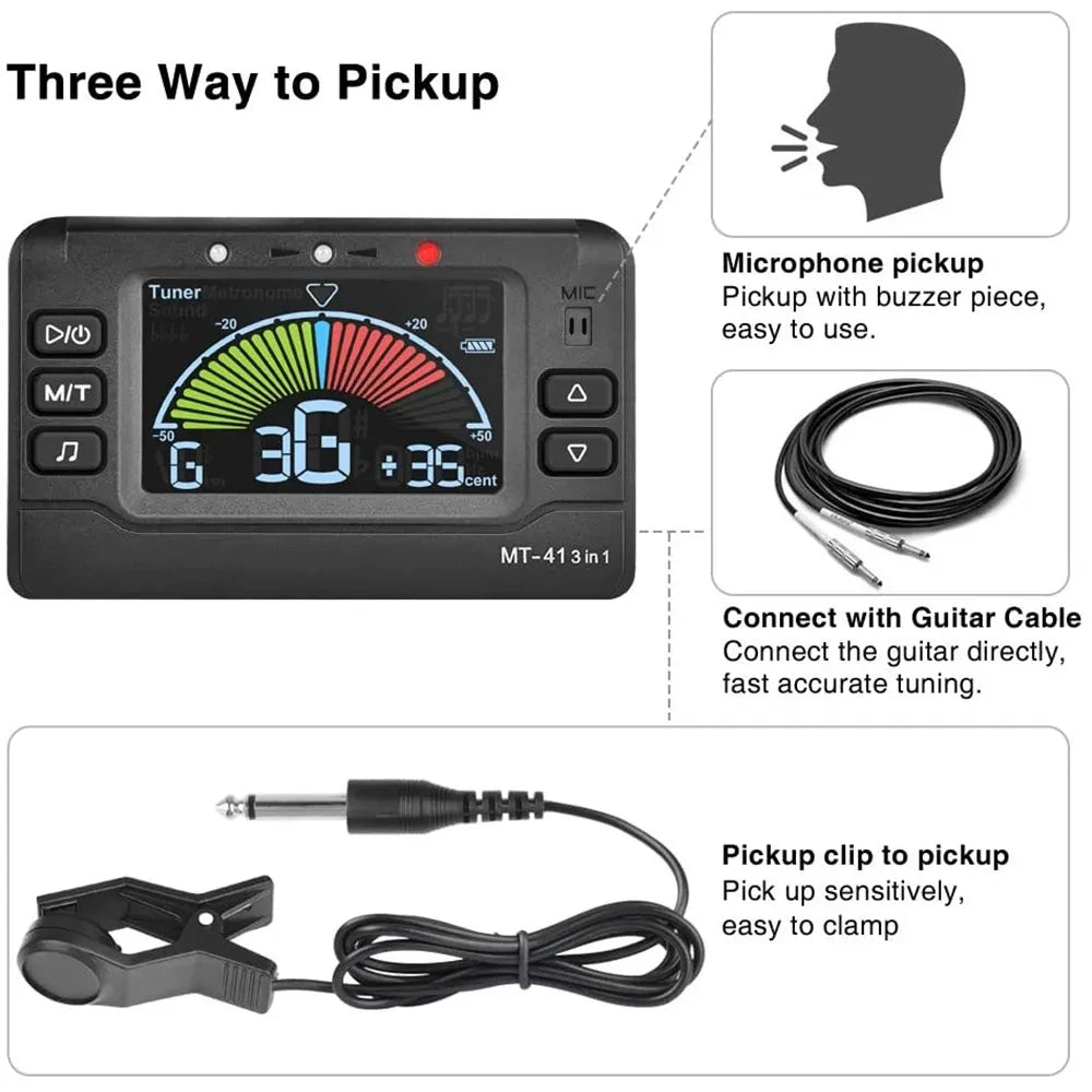 Musedo Mt-41 Metro Tuner Rechargeable Battery |  MUSEDO |  GUITAR ACCESSORY-TUNER |  Zoso Music