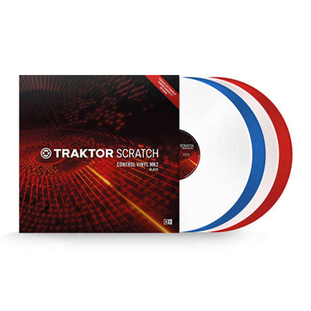 Native Instruments Traktor Scratch Control Vinyl MK2 Red - ZOSO MUSIC