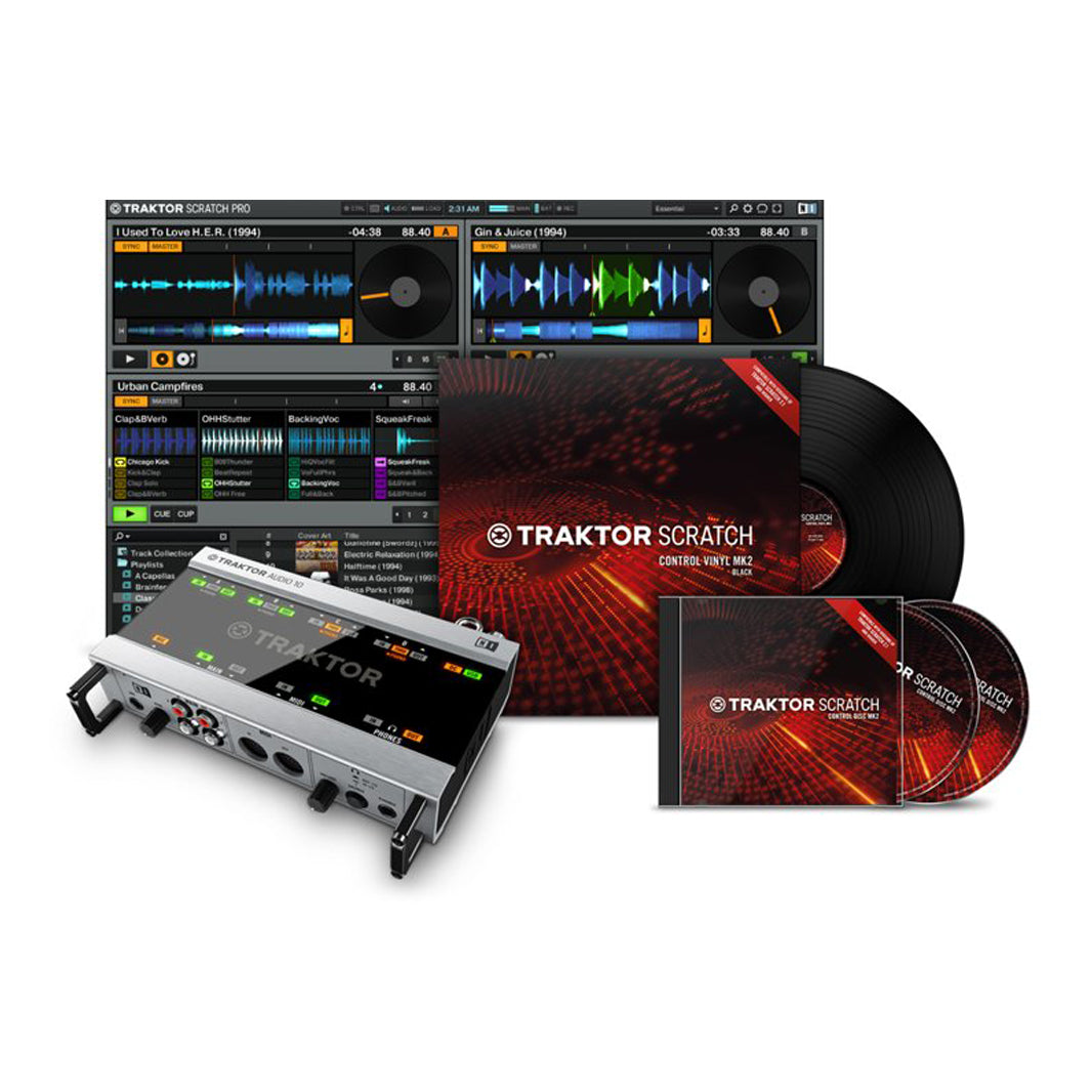 Native Instruments Traktor Scratch A10 Digital Vinyl System - ZOSO MUSIC