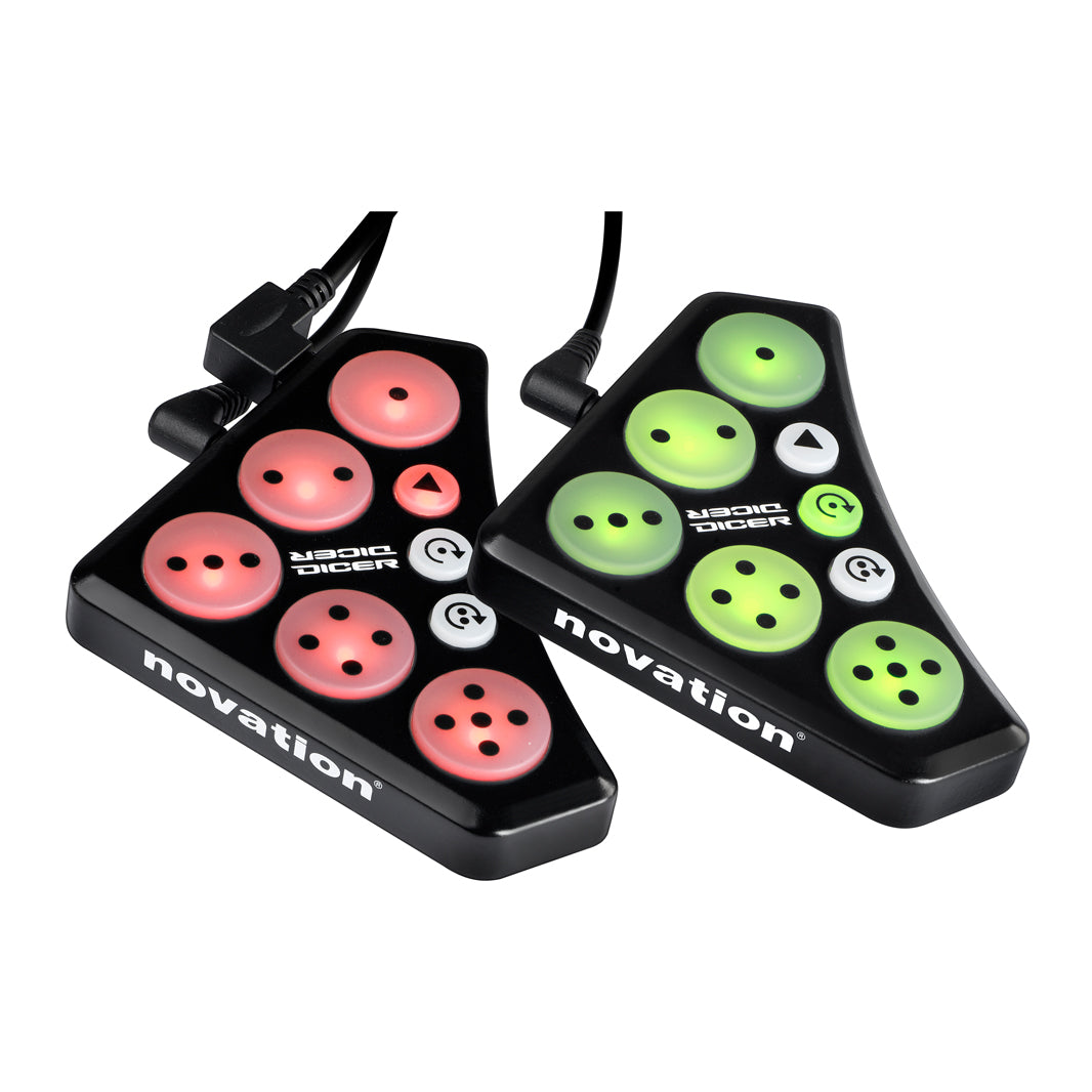 Novation Dicer-Dual Control DJ Controller For Serato Scratch Live And Traktor - Pack of 2 - ZOSO MUSIC