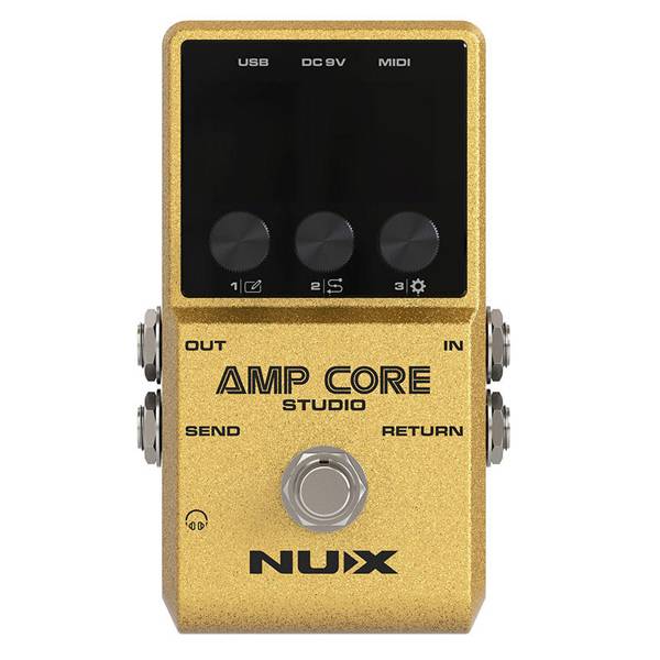 NUX Amp Core Studio Guitar Amp Modeling Pedal |  NUX |  EFFECTS |  Zoso Music
