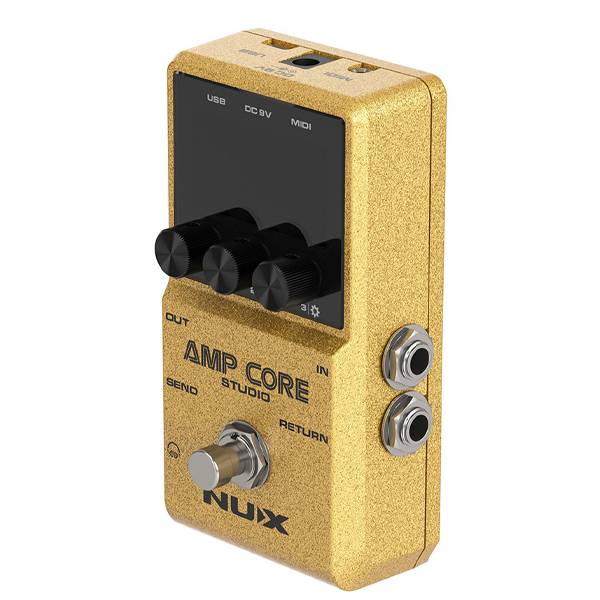 NUX Amp Core Studio Guitar Amp Modeling Pedal |  NUX |  EFFECTS |  Zoso Music