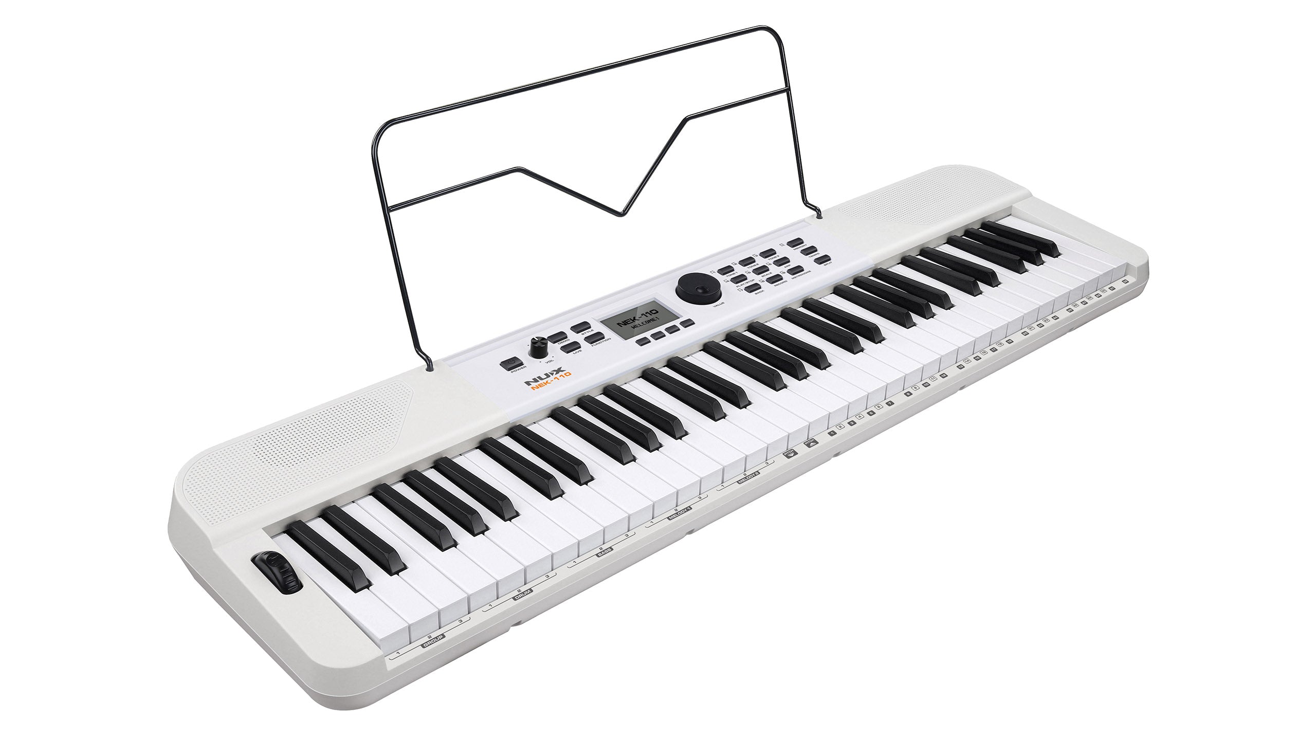 Nux NEK-110 61 Keys Portable Digital Electronic Keyboard |  NUX |  PIANO-DIGITAL |  Zoso Music