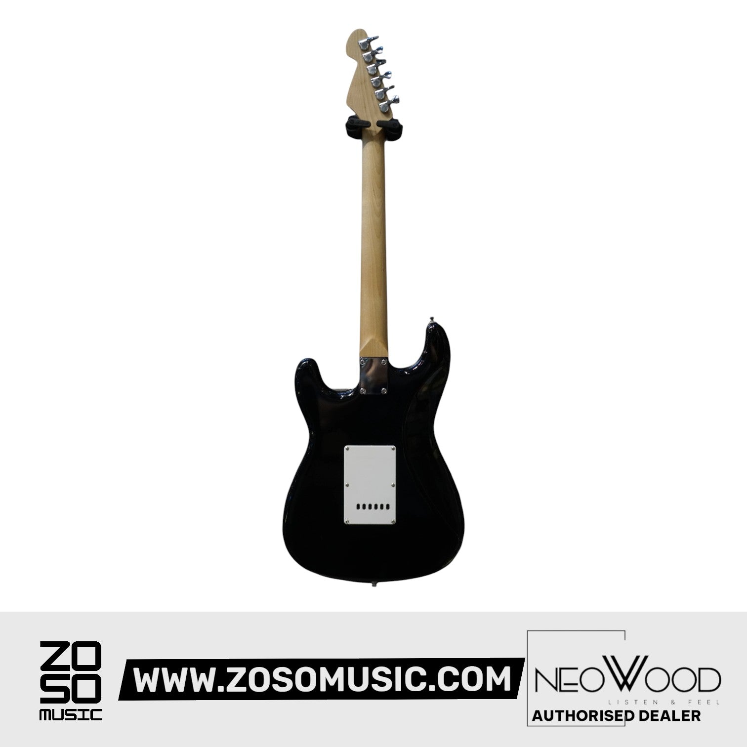 Neowood K-EG1-R BK Strat SSS Electric Guitar Black |  NEOWOOD |  ELECTRIC GUITAR |  Zoso Music