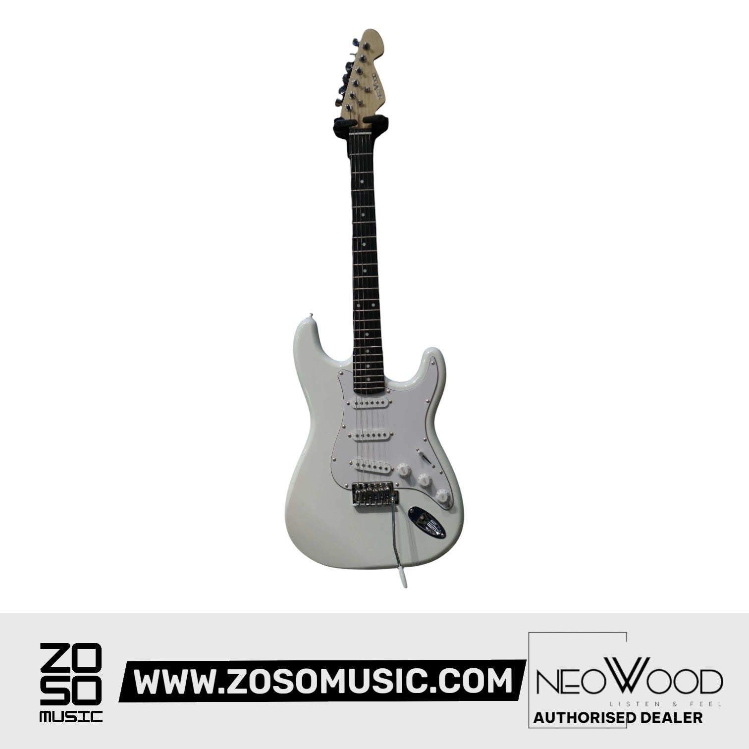 Neowood K-EG1-R WH Strat SSS Electric Guitar White |  NEOWOOD |  ELECTRIC GUITAR |  Zoso Music