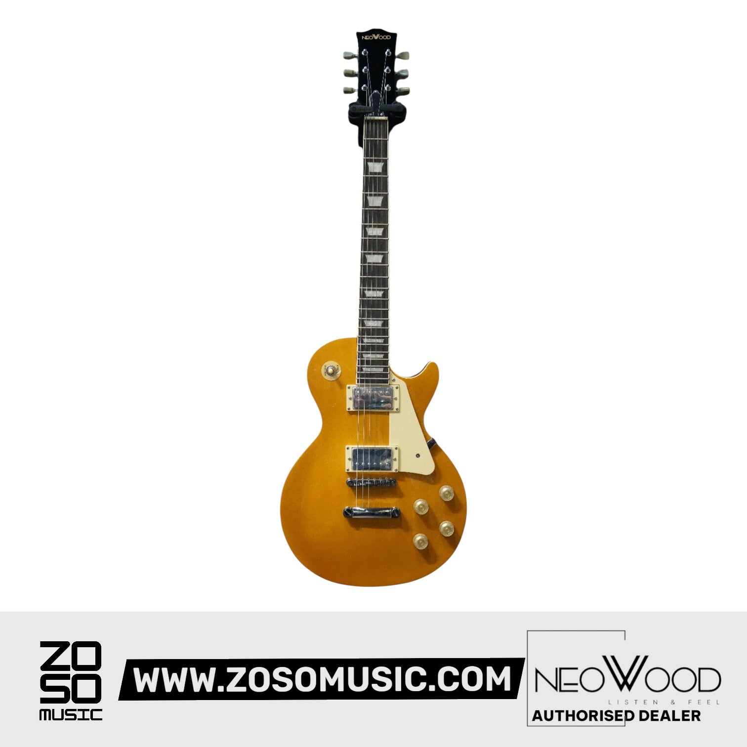 Neowood K-EG9-GD Les Paul Shape Electric Guitar Goldtop |  NEOWOOD |  ELECTRIC GUITAR |  Zoso Music