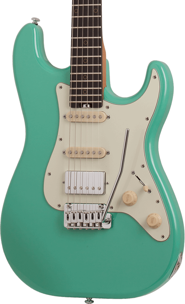 SCHECTER NICK JOHNSTON TRADITIONAL HSS ATOMIC GREEN ELECTRIC GUITAR (1540) MADE IN INDONESIA, SCHECTER, ELECTRIC GUITAR, schecter-electric-guitar-nickjtrad-hss-ag, ZOSO MUSIC SDN BHD