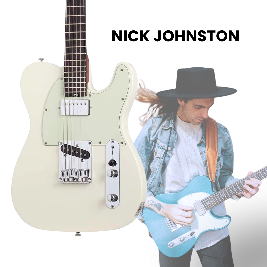 Schecter Nick Johnston Signature PT - Atomic Snow
