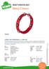 Nino Percussion NINO49R 8" ABS Tambourine, 1 Row, Red |  NINO PERCUSSION |  WORLD PERCUSSION-TAMBOURINE |  Zoso Music