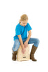Nino Percussion NINO950B Cajon, Blue |  NINO PERCUSSION |  PERCUSSION-CAJON |  Zoso Music