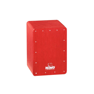 Nino Percussion NINO955R Mini Cajon Shaker, Red | Zoso Music Sdn Bhd