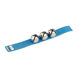 Nino Percussion NINO961B Wrist Bell, 9" Strap, Blue | Zoso Music Sdn Bhd