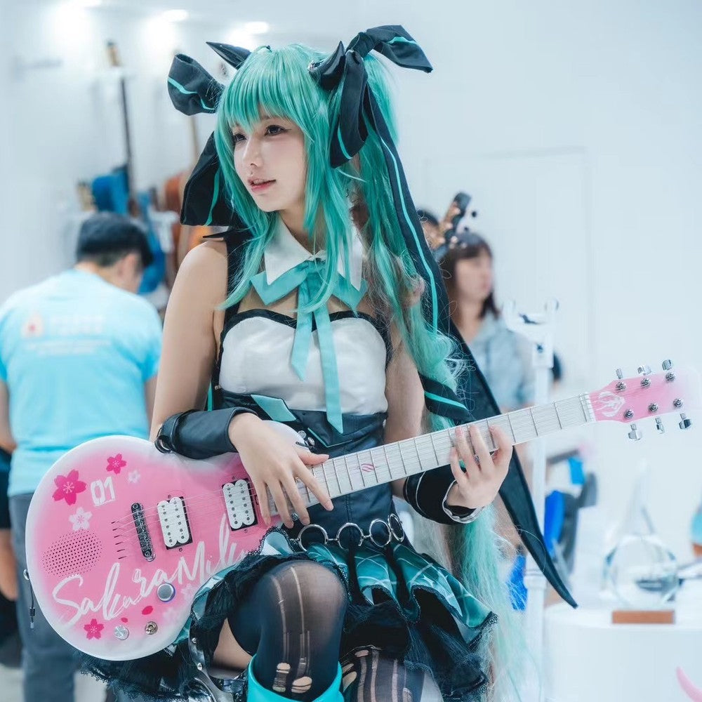Enya Nova GO Sonic Sakura Miku Edition Electric Guitar Pink |  ENYA |  ELECTRIC GUITAR |  Zoso Music