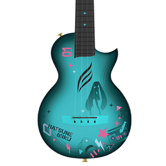 Enya Nova GO Sonic Hatsune Miku Edition Electric Guitar Blue | Zoso Music Sdn Bhd