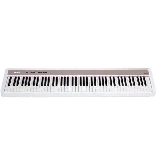 Nux Npk-10 Smart Digital Piano 88keys White Color Free Keyboard Stand, Bench Kb01-d90 & Headphone