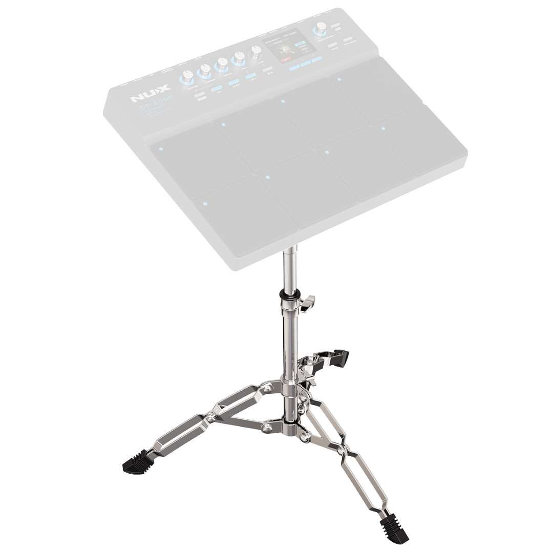 NUX DPS-1 Adjustable Chrome Percussion Pad Stand |  NUX |  STAND & MOUNT |  Zoso Music