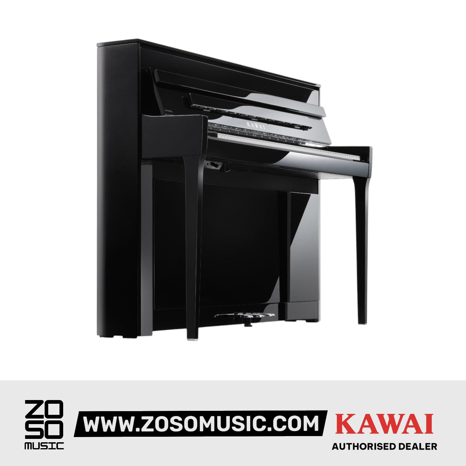 Kawai Novus NV6 High Performance Millennium III Hybrid Upright Digital Piano |  KAWAI |  PIANO-HYBRID |  Zoso Music
