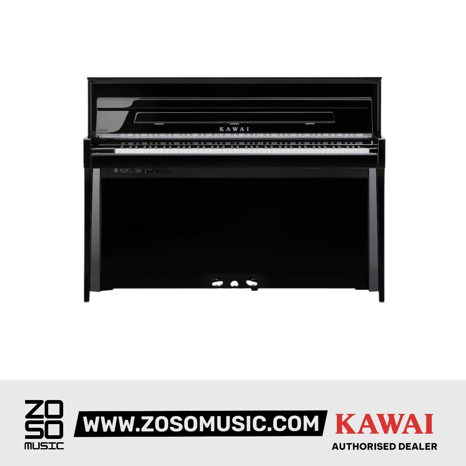 Kawai Novus NV6 High Performance Millennium III Hybrid Upright Digital Piano |  KAWAI |  PIANO-HYBRID |  Zoso Music