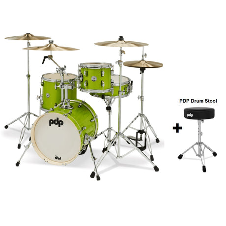 DW PDP New Yorker 4-pc Drums with 16