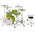 DW PDP New Yorker 4-pc Drums with 16" Bass Drum - Electric Green Sparkle |  PDP |  DRUM-ACOUSTIC |  Zoso Music