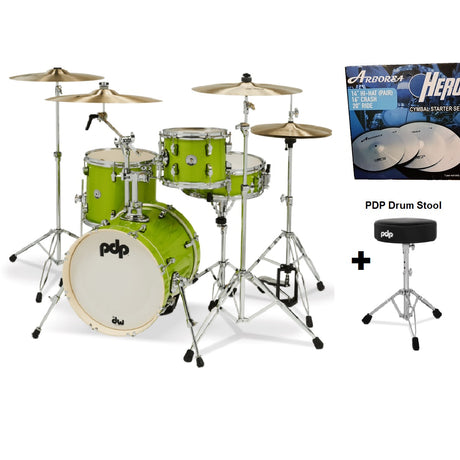 DW PDP New Yorker 4-pc Drums with 16