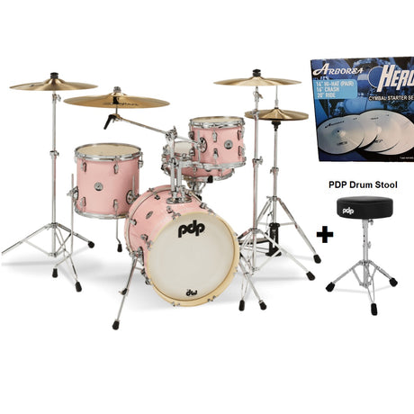 DW PDP New Yorker 4-pc Drums with 16