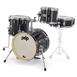 DW PDP New Yorker 4-pc Drums with 16" Bass Drum - Black Onyx Sparkle |  PDP |  DRUM-ACOUSTIC |  Zoso Music