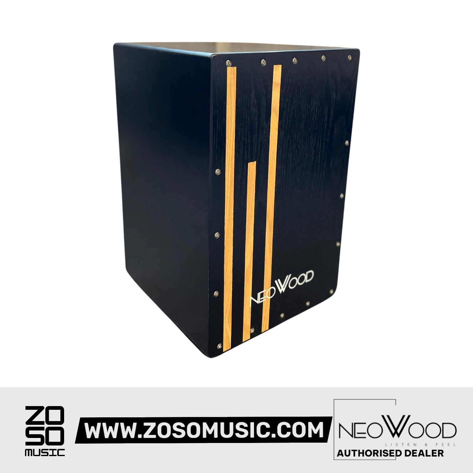 Neowood Cajon WL-42 Manchurian Ash/Birch Cajon | Zoso Music Sdn Bhd