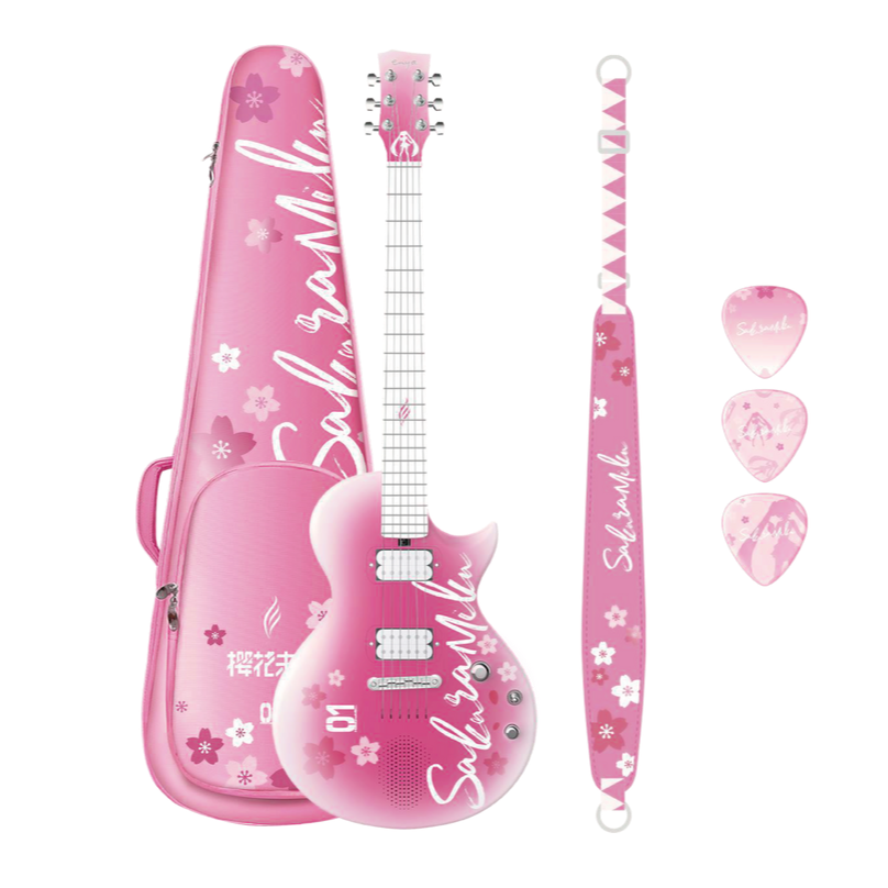 Enya Nova GO Sonic Sakura Miku Edition Electric Guitar Pink