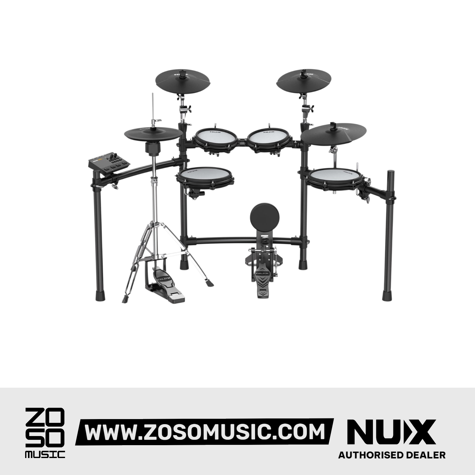 Nux DM-310H Full Set Digital Electronic Drum Kit |  NUX |  DRUM-ELECTRONIC |  Zoso Music