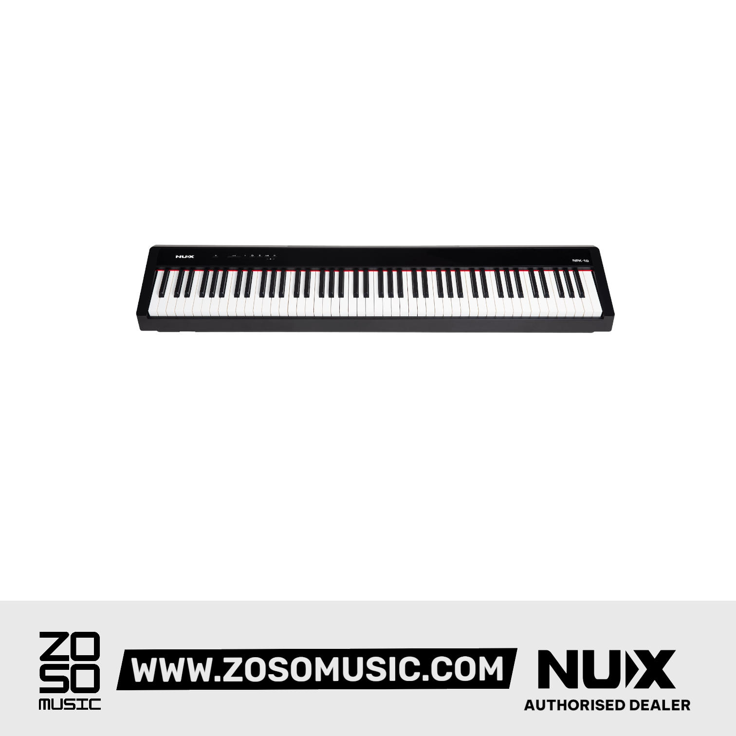 Nux NPK-10 88-Key Grand Hammer Action 3 Portable Digital Piano with Stand and Bench - Black |  NUX |  PIANO-DIGITAL |  Zoso Music