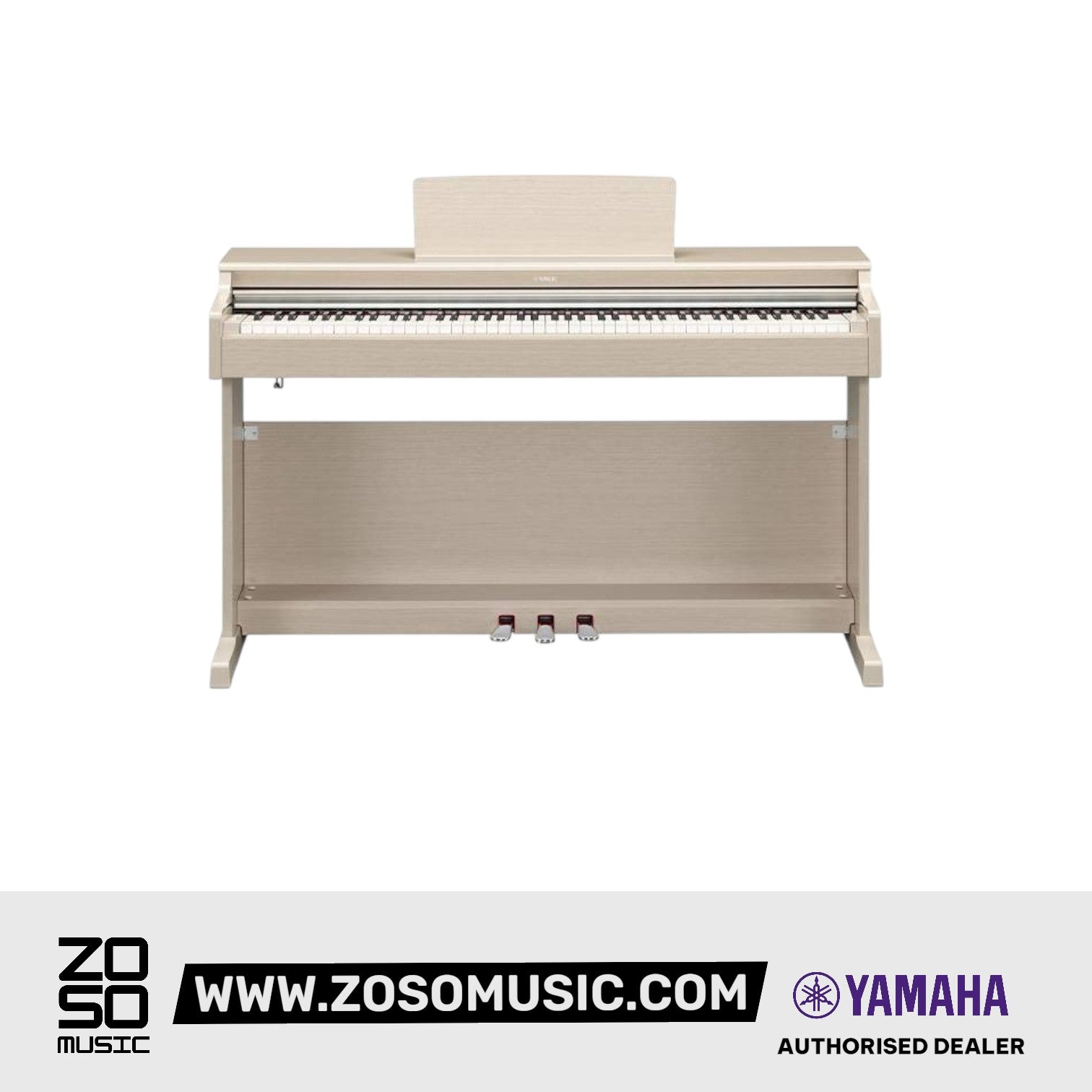 Yamaha Arius YDP-165 88-Keys Digital Piano, White Ash |  YAMAHA MUSIC |  PIANO-DIGITAL |  Zoso Music