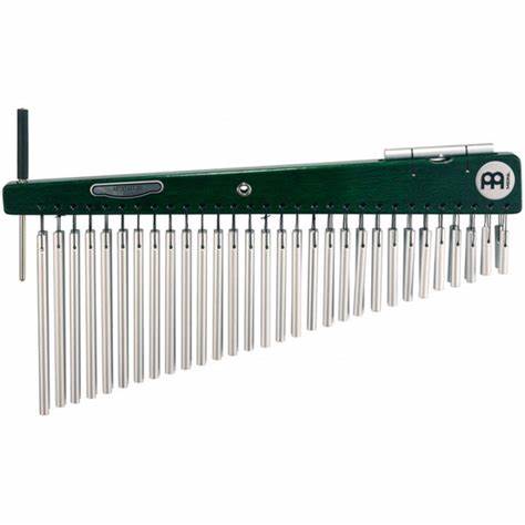 Meinl LC60HF Luis Conte Chimes 60 bars with Stand, Silver Anodized Aluminium Alloy | Zoso Music Sdn Bhd