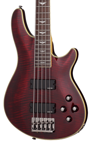 SCHECTER OMEN EXTREME-5 STRING BASS GUITAR - BLACK CHERRY (2041) MADE IN INDONESIA, SCHECTER, BASS GUITAR, schecter-bass-guitar-omen5-bc, ZOSO MUSIC SDN BHD