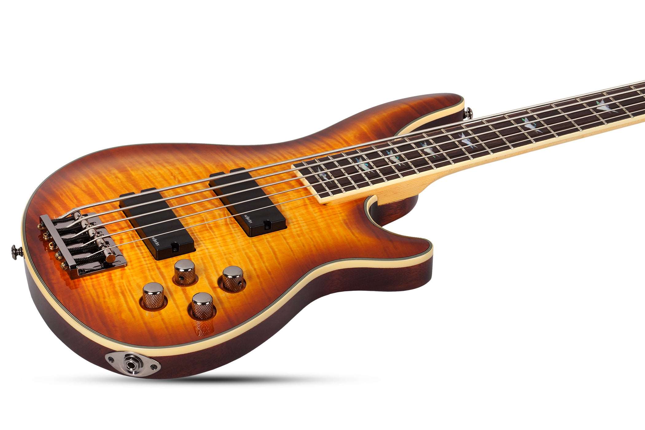 SCHECTER OMEN EXTREME-5 STRING BASS GUITAR - VINTAGE SUNBURST (2049) MADE IN INDONESIA, SCHECTER, BASS GUITAR, schecter-bass-guitar-omenextreme5-vs, ZOSO MUSIC SDN BHD