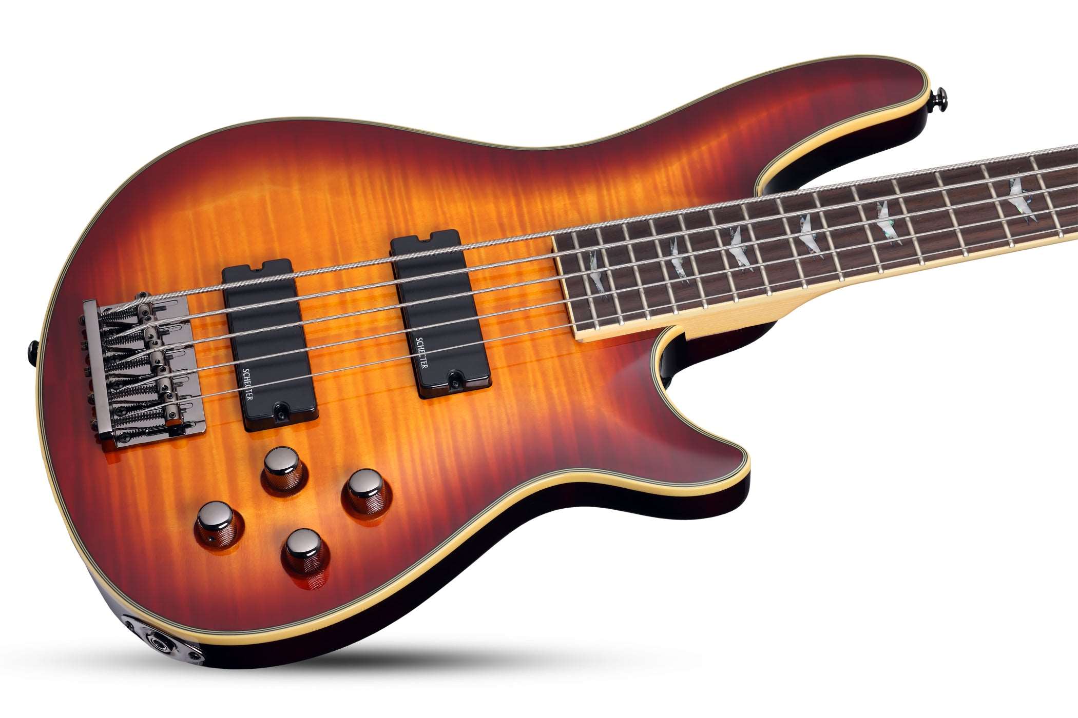 SCHECTER OMEN EXTREME-5 STRING BASS GUITAR - VINTAGE SUNBURST (2049) MADE IN INDONESIA, SCHECTER, BASS GUITAR, schecter-bass-guitar-omenextreme5-vs, ZOSO MUSIC SDN BHD