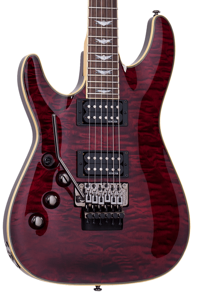 SCHECTER OMEN EXTREME-6 WITH FLOYD ROSE LEFT-HANDED ELECTRIC GUITAR BLACK CHERRY (EXTREME6 / EXTREME 6) (2010) MADE IN INDONESIA, SCHECTER, ELECTRIC GUITAR, schecter-electric-guitar-omenextreme6-fr-lh-bc, ZOSO MUSIC SDN BHD
