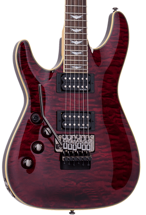 SCHECTER OMEN EXTREME-6 WITH FLOYD ROSE LEFT-HANDED ELECTRIC GUITAR BLACK CHERRY (EXTREME6 / EXTREME 6) (2010) MADE IN INDONESIA, SCHECTER, ELECTRIC GUITAR, schecter-electric-guitar-omenextreme6-fr-lh-bc, ZOSO MUSIC SDN BHD