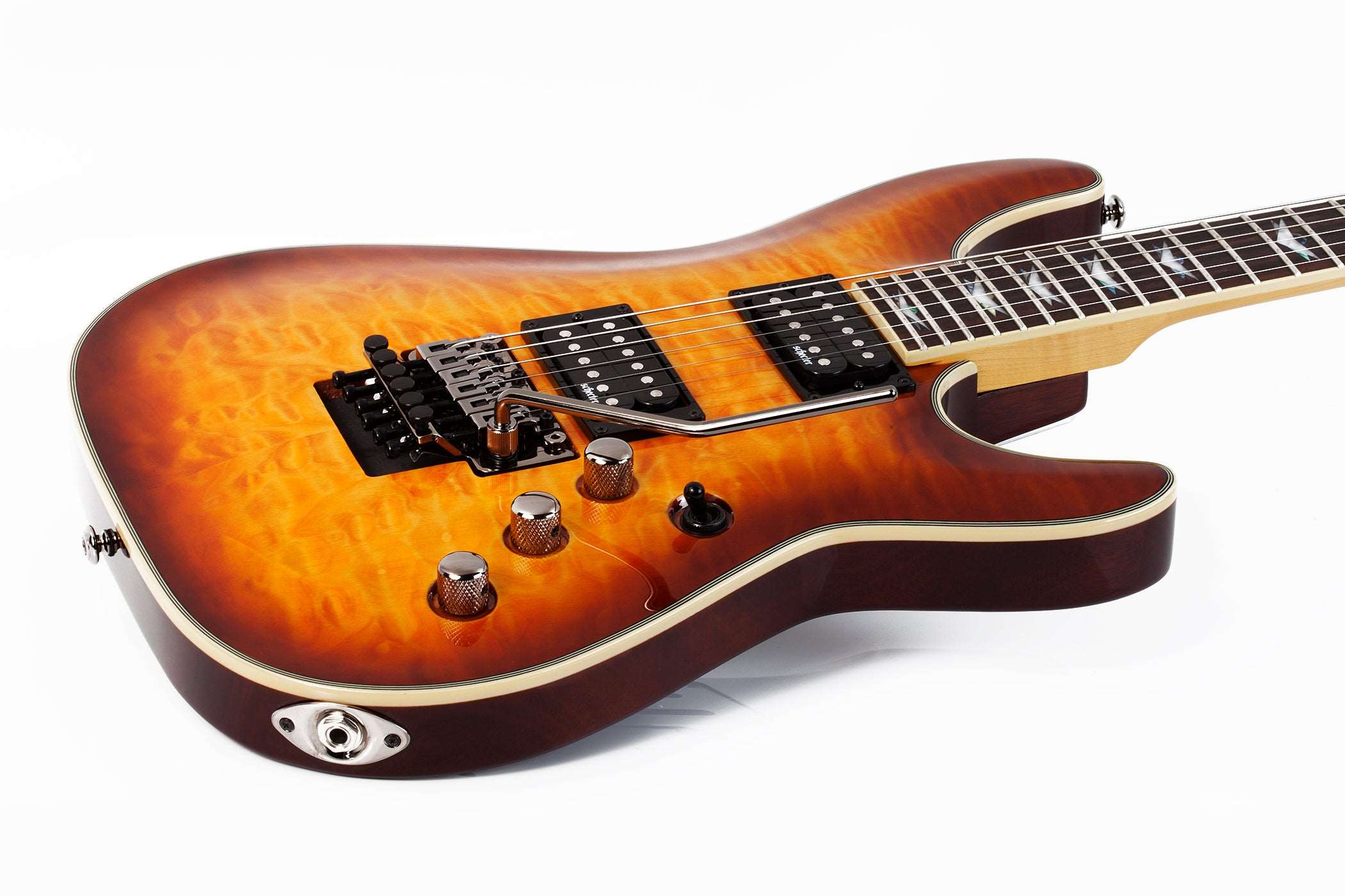SCHECTER OMEN EXTREME-6 FR ELECTRIC GUITAR - VINTAGE SUNBURST (2029), SCHECTER, ELECTRIC GUITAR, schecter-electric-guitar-omenex6f-vsb, ZOSO MUSIC SDN BHD